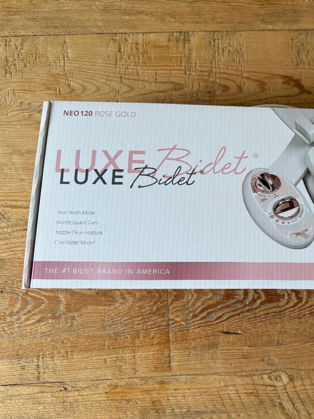 Luxe Bidet Neo 120, Rose Gold
